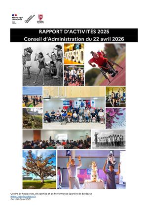 Rapport Activités 2025 - Creps Bordeaux