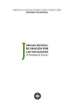 2026 JORNADA MUNDIAL DE ORACIÓN POR LAS VOCACIONES