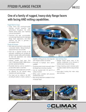 FF8200 ID OD Mount Flange Facer