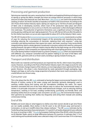 Environmental Impact Of The Textile And Clothing Industry Pages 4