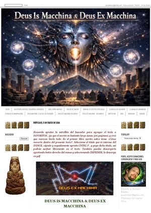 Deus Ex Machina , Deus Is Machina Deus Is Macchina Volumen I