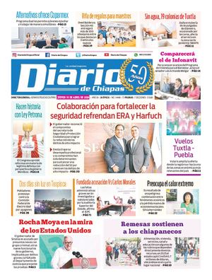 Portada, Jueves 30 De Abril De 2026