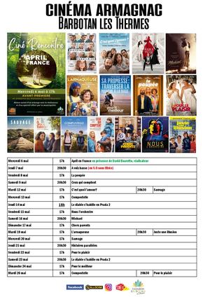 Programme du Cinéma