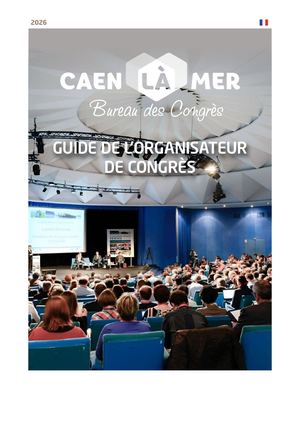 Guide Organisateur Congrès