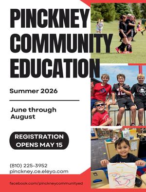 Pinckney Community Ed Summer 2026