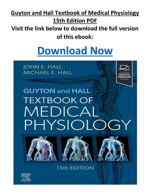 Guyton And Hall Textbook Of Medical Physiology 15th Edition PDF