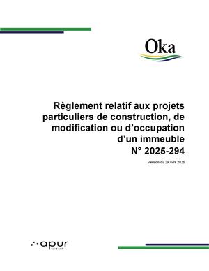 Projet de règlement 2025-294 relatif aux PPCMOI V2026-04-27