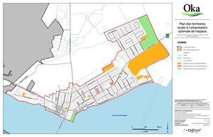 Zonage - Plan des territoires voués à l'urbanisation -