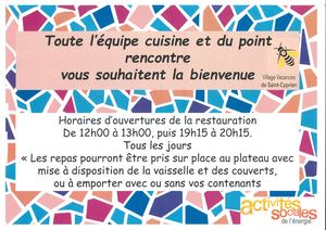 Horaires De La Restauration