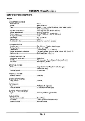 Hitachi EX135UR Excavator Service Workshop Manual