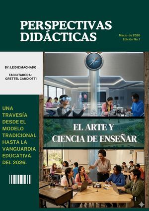 Perspectivas Didácticas: Evolución de Modelos Educativos hacia la Vanguardia 2026