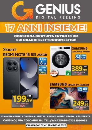 VOLANTINO GENIUS - MAGGIO 2026