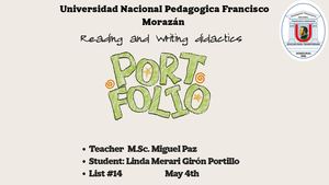 Linda´s Reading And Writing Portfolio