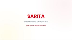 Plan De Marketing Helados Sarita