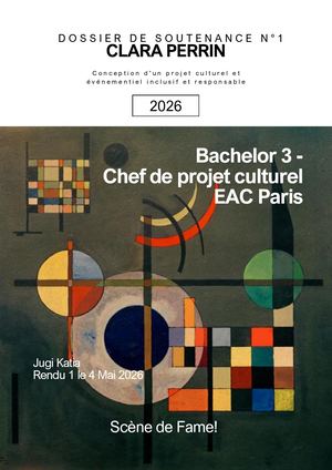 Dossier De Présentation 1 Clara Perrin