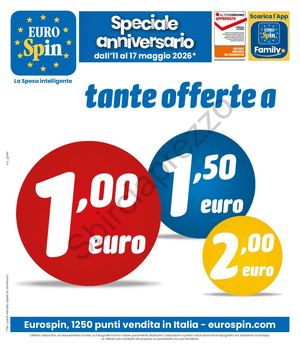 Volantino Eurospin Dall'11 Al 17 Maggio 2026