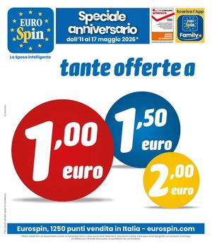Volantino P13 2026 Anniversario Tutto A 1 1 5 2 Euro Speciali Aperitivo E Fresche Fette