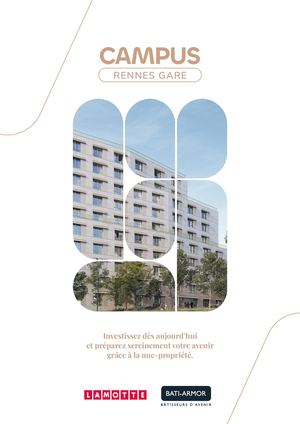 Campus Rennes Gare à Rennes (35) - Programme immobilier neuf – Lamotte