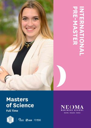 INTERNATIONAL PRE-MASTER BROCHURE - 2026