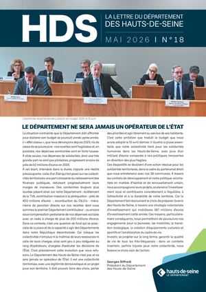Lettre du Département des  Hauts-de-Seine mai2026