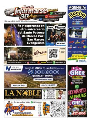 Edición impresa del 05 de mayo de 2026