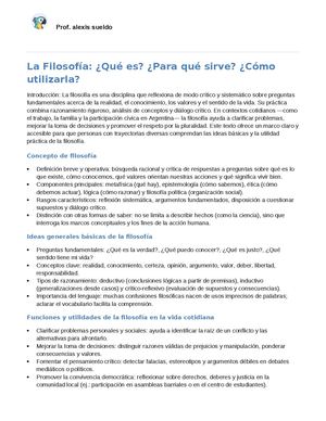 La Filosofía En La Vida Cotidiana
