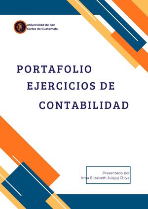 PORTAFOLIO DE EJERCICIOS DE CONTABILIDAD III
