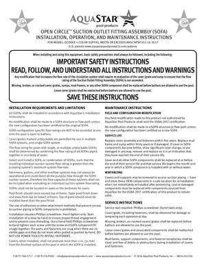 Unblockable Sofa Instructions OCDxxx (IN024)