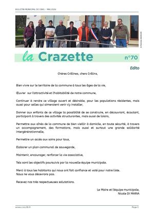 Crazette N 70 Mai 2026