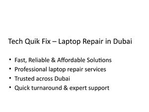 Calaméo - Laptop Repair Dubai | Tech Quik Fix