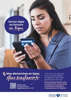Campagne Mes démarches en ligne, plus simplement - Affiche facturation
