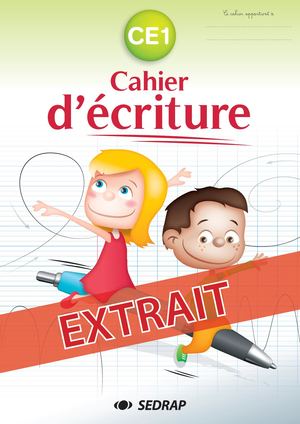Extrait Cahier d'ecriture CE1