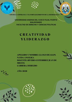 Portafolio Virtual Creatividad Y Liderazgo