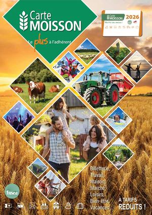 Catalogue Moisson 2026