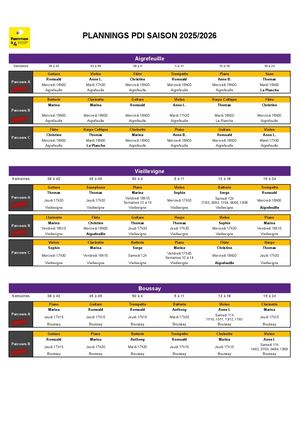Planning PDI 25 2026