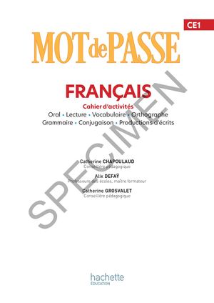Mot de Passe CE1 - Cahier d'activités