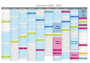Calendrier 2025 26