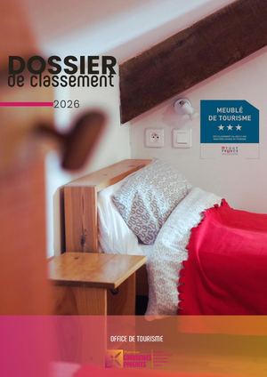 Dossier classement des meublés de tourisme