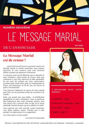 Message Marial Mai 2026 Pdf