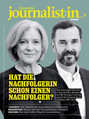 Österreichs Journalist:In 02/26 Vorschau