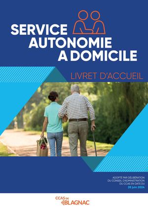 Livret D'accueil Maintien à domicile