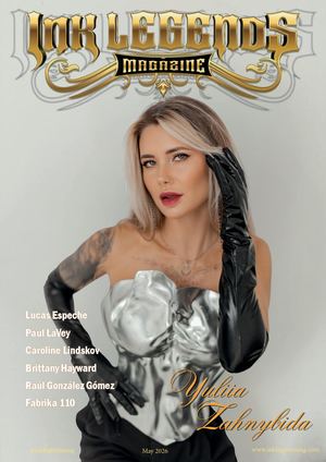 Ink Legends Magazine May 2026 feat. Yullia Zahnybida