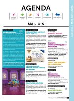AGENDA AGENDA / MAI-JUIN 2026 VISITES RENDEZ- SPORT CONCERT EXPOSITION SPECTACLES GUIDÉES VOUS MAI-JUIN JUSQU'AU 24 MAI DU 8 MAI AU 3 JANVIER SAMEDI 23 MAI MR BRAINWASH CHRONOPOLIS, LA VILLE de 19h à 23h NARBONNE IS BEAUTIFUL SOUS NOS PAS NUIT DES MUSÉES Poussez les portes du temps et marchez au ➜ Palais des Archevêques. Programme Figure provocatrice et emblématique du cœur de Narbonne, là où chaque rue raconte à découvrir prochainement sur : street art, Mr Brainwash est un graffeur une histoire. Entre projections et bornes webmuseo.com/ws/musees-narbonne français né en 1966 près de Paris. Son style unique fusionne l'univers de la pop culture interactives, la ville se révèle, monument et du street art dans des sérigraphies et des après monument, comme un livre à ciel 19h30 sculptures pleine d'ironie. ouvert. ➜ Palais-Musée des Archevêques, chapelle BALADES En 1999, il découvre le street art aux côtés de son cousin, l’artiste Invader. Passionné Saint-Martial. Ouvert en mai tous les jour