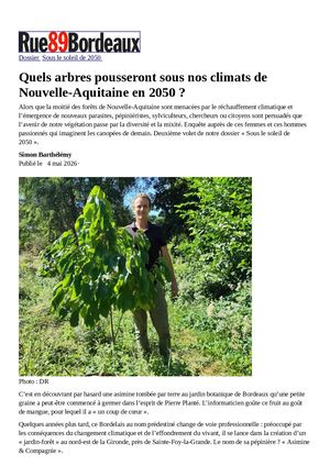 Quels Arbres Pousseront Sous Nos Climats De Nouvelle Aquitaine En 2050 Optimized