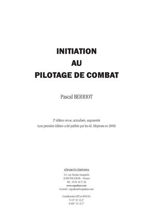 Extrait 2300 Initiation au pilotage de combat. 2e édition