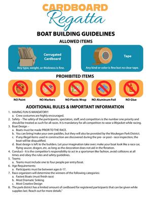 Carboard Regatta Rules
