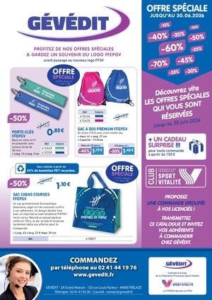 GEVEDIT Catalogue Promotionnel 2026