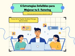 6 Estrategias Para E Tutoring