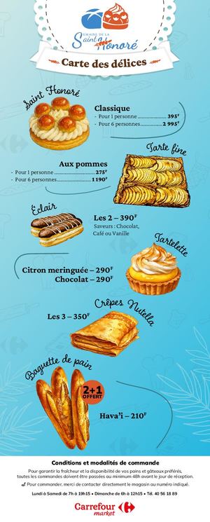Carte des Délices 2026 Carrefour Market