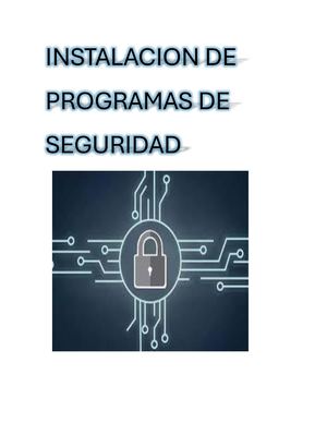 Instalacion De Programas De Seguridad